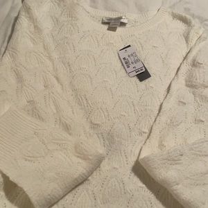 Light weight cable sweater